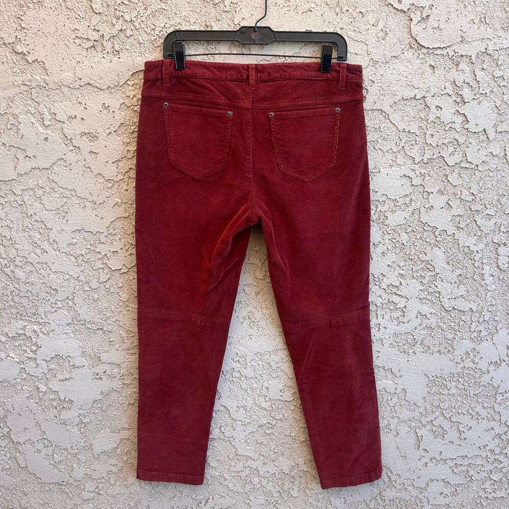 Sundance Red Rust High Rise Straight Leg Pants Size 8 - Picture 2 of 4